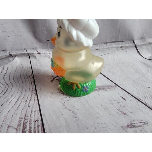 VINTAGE EASTER Chick PLASTIC COIN BANK - Picture 5 of 7